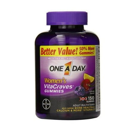 One-A-Day Femmes Vitacraves gélifiés, 150 ch (pack de 3)