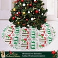 thumbnail image 6 of FMSHPON Christmas Xmas Elf Legs Snowflakes Xmas Christmas Tree Skirt Stand Mat for Holiday Party Decoration Indoor Outdoor 48 inches, 6 of 6
