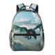 thumbnail image 1 of Balery Cloud Sky Green Dragon Mochila Escolar Impresa, Mochila Ligera para Viajes Casual, Mochila Duradera y Cómoda Multifuncional, Mochila para Laptop-One Size, 1 of 5