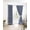 Blue, variant on Farmhouse Pink White Striped Blackout Curtains 96 Inches Long for Bedroom, Modern Stripes Thermal Insulated Room Darkening Black Out Window Curtain Panels Grommet Drapes for Living Room