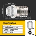 thumbnail image 2 of Ruiandsion E10 LED Light Bulb Festival Decoration Light Replacement Blue 3V Pack of 10, 2 of 7