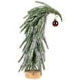 thumbnail image 6 of Flocked Curved Artificial Christmas Tree with Red Ornaments - 15", 6 of 6