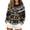 Dark Gray, variant on Basysin Women Sweaters Women Christmas Print Knit Top Long Sleeve Crew Neck Soft Knitted Pullover Casual Sweater for Autumn Winter Holiday Occasions