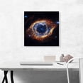thumbnail image 3 of ARTCANVAS Helix Nebula Orange and Blue Square Hubble Telescope Ring NASA Photograph Canvas Art Print - Size: 18" x 18" (0.75" Deep), 3 of 9