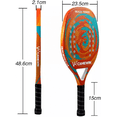 thumbnail image 5 of Raquetas de tenis de playa Camewin 400601 rojas y naranjas, paquete de 2, 5 of 5