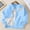 Blue, variant on FSYBOA Girls Casual Jacket Size 7-8T, Fashion Long Sleeve Loose Fit Stand Collar Fall Outerwear Blue