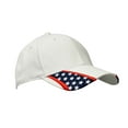 thumbnail image 2 of KC Caps® Unisex Adjustable USA American Flag Embroidered Racing Cap, 2 of 4