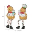 thumbnail image 2 of Polyresin Sitting Ginger Bread Man - Set of 2, 2 of 3