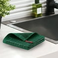thumbnail image 6 of Qocolhg Kitchen Towels | Large Cotton Kitchen Hand Towel | Flat & Terry Dish Cloths | Highly Absorbent Tea Towels Set with Hanging Loop | Clearance | Green, 6 of 6