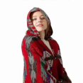 thumbnail image 3 of Medieval Style Cloak For Women Horn Buckle Ethnic Style Hooded Cape Shawl Bohemian Ethnic Style Hood, 3 of 5