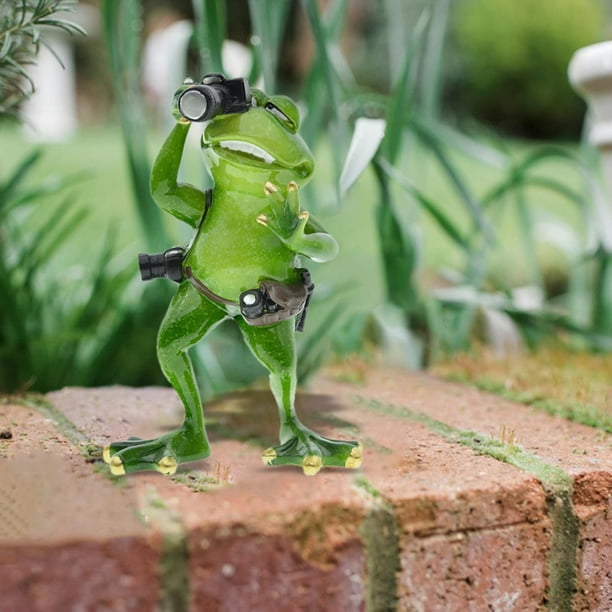 Resin Frog Figurine Statue, Frogs Ornament Decor Decorative Modern