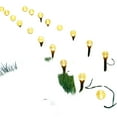 thumbnail image 2 of Pathway Lights Outdoor - 20 LED Lights with Marker Stakes for Walkway, Waterproof Plug in Outdoor for Driveway, Yard, Lawn Decorations, Warm White, 2 of 5