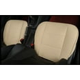 thumbnail image 2 of OBDMONSTER CZ001702 Beige, Perforated Leather, Breathable and Wear-resistant, Front Car Seat Covers, 2 of 6