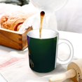 thumbnail image 3 of Yiaed St. Patrick's Day4 Print Ceramics Coffee,Large Handle Design,Extra Large Tea and Coffee Cup for Office and Home Mugs, 3 of 6