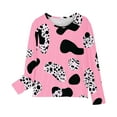 thumbnail image 3 of Jinhomg Kids Boys Girls Causal Tops Fashion 3D Graphic Tees Loose Fit Long Sleeve Tunic Blouse Toddler Funny Birthday Gifts Multicolor 140, 3 of 6