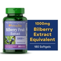 Puritans Pride Bilberry 1000 mg180 Softgels