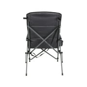 Ozark Trail High Back Hard Arm Camping Chair, Adult, Gray