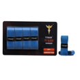 thumbnail image 1 of Ty Sleek Ultrathin Sweat-Absorbing Overgrip for Sports Rackets Pack of 4 Blue, 1 of 4