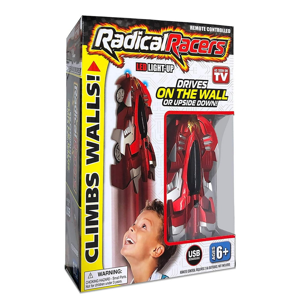 Radical Racers WallClimbing Car, RemoteControlled with 360 Degrees