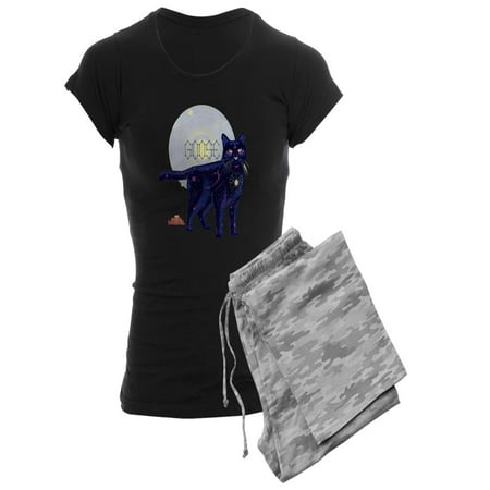 

CafePress - Goose The Cat Captain Marv - Women s Dark Pajamas