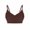 *2-Coffee, variant on VBVC Ladies Light Support Yoga Crop Top,Women's Seamless Wireless Sports Bra,Adjustable Straps Workout Bra For Women,Pink,Size L