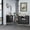 2 Pcs Black, variant on Buffet Cabinet with Drawers, 40" Sideboard Buffet Storage Cabinet with Shelves and Doors, Modern Coffee Bar Station Wood Kitchen Table for Kitchen, Dining Room