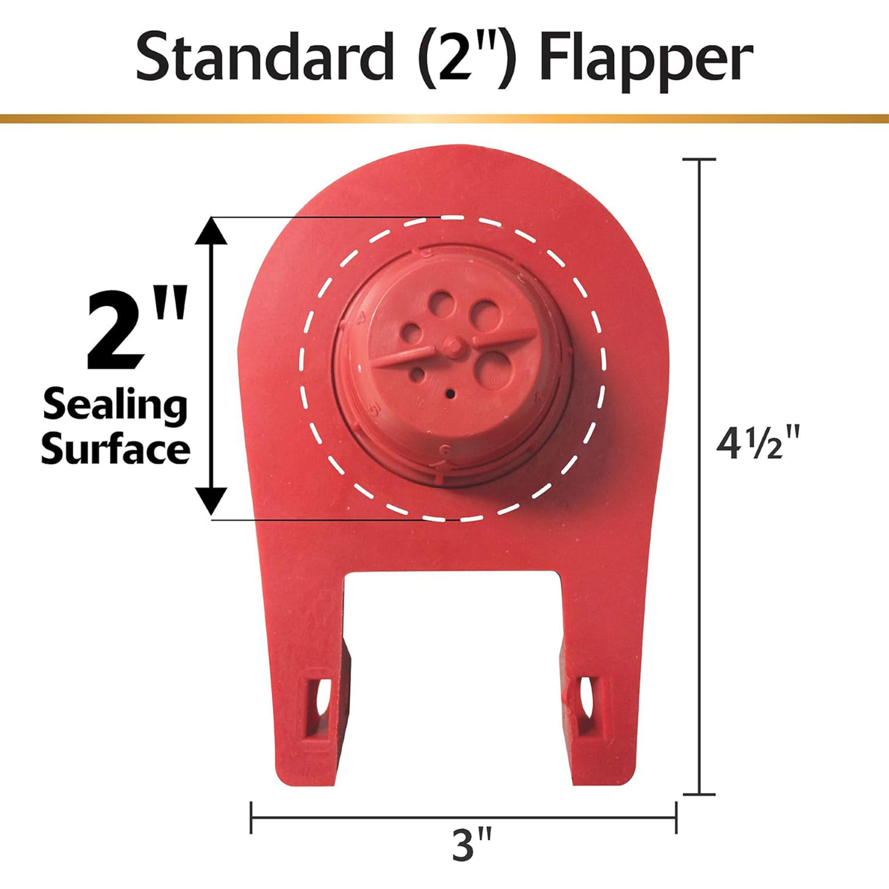 Korky QuietFILL Platinum Toilet Fill Valve and 2" Flapper Kit photo 5
