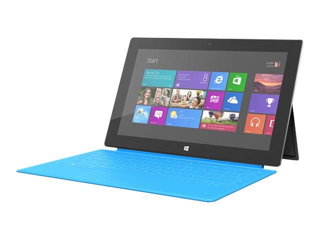 Microsoft Surface Touch Cover - Keyboard - QWERTY - cyan - for Surface ...