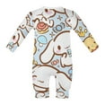 thumbnail image 6 of Cinnamoroll Baby Footless Rompers, Long Sleeve Baby Onesie Jumpsuit for Boys Girls, 6 of 8