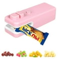 thumbnail image 1 of Mini Scelleuse de Sacs à Puces, Scelleuse et Coupeuse à Chaleur Portative, Machine de Scellage de Sacs à Puces Portable pour Collations Sacs en Plastique Frais Biscuits (Rose), 1 of 7