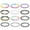 12 Pieces, Set B, variant on BodyJ4You 24PC Choker Necklace Set Colorful Mix Stretch Elastic Jewelry Women Girl Kids Value Pack