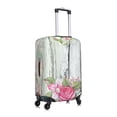 thumbnail image 3 of Vsdgher Vintage Wood with Floral Print Luggage Cover Washable Suitcase Cover Protector Anti-scratch Suitcase cover Fits 18-32 Inch Luggage, 3 of 8