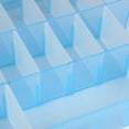 thumbnail image 3 of Iumwxz 24 Compartment Plastic Storage Box Jewelry Earring Case, 3 of 3