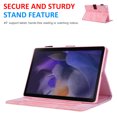 thumbnail image 2 of Leather Case for 2021 Samsung Galaxy Tab A8 10.5" (SM-X200 or SM-X205) - Flip Lightweight Wallet Case with Stand / Card Holders, Protective Fold Stand Classic Cover (Pink), 2 of 5