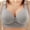 Grey, variant on ,Women's Daisy Push up Supportive Bras Soft Lift Gathering Bra Comfortable No Underwire Gathering Everyday Bras for Older Women Rose Gold 46