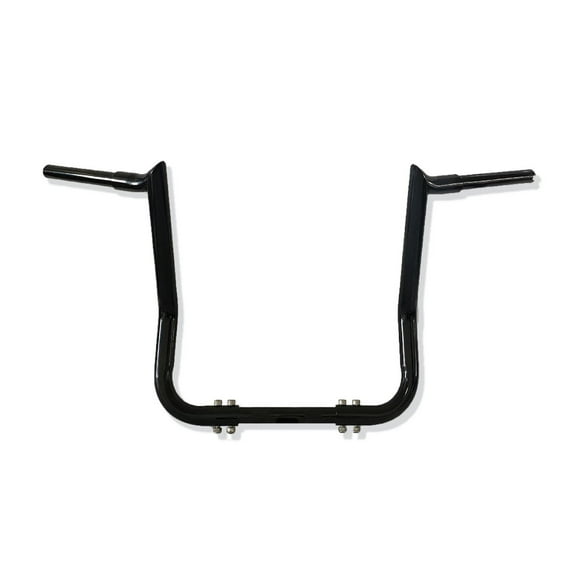 APE HANGER HANDLEBAR 14" 4 HARLEY SOFTAIL TOURING ROAD KING GLIIDE 1.25" BLACK