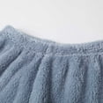 thumbnail image 6 of miqiqism Women's Fuzzy Pajama Pants Comfy Warm Fleece Pajama Lounge Long Pants Sleepwear Home Pants Junior Thick Trouser Pajama Pant,Light Blue,Large, 6 of 6