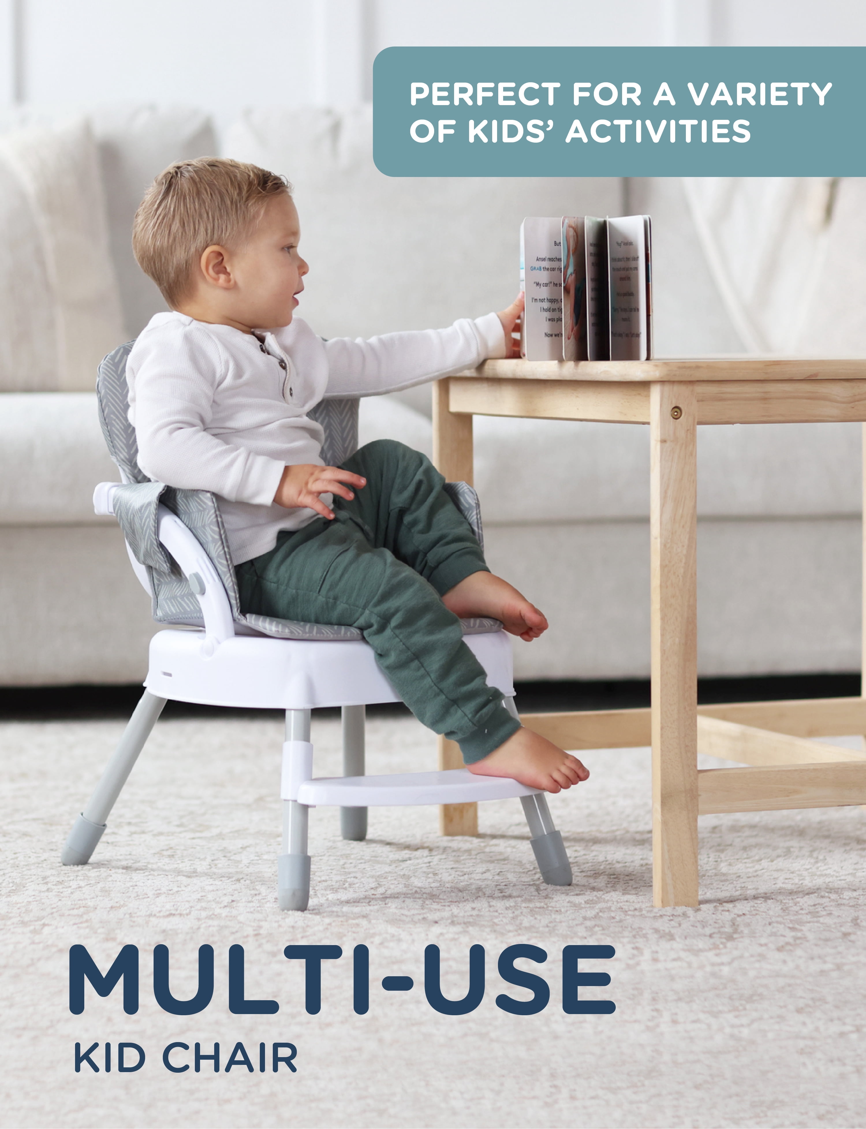 Baby Delight Ascent 3-in-1 Highchair, Grey