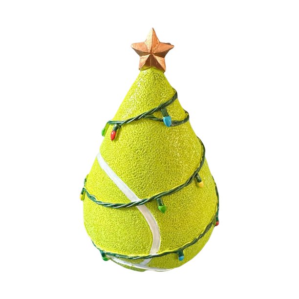 Adorno navideño de fútbol, adorno navideño, pequeño y reutilizable, regalo decorativo para escritorio, entusiastas de los deportes de pelota, Estilo E