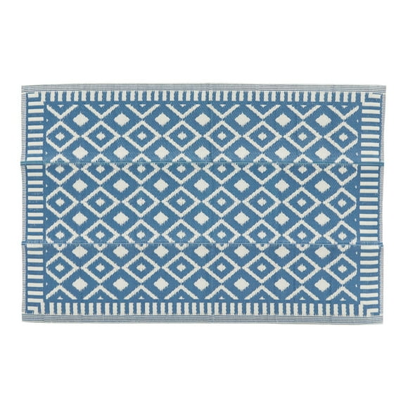 Plastic Straw Outdoor Rug