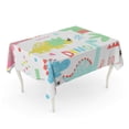 thumbnail image 1 of LADDKE Colorful Dragon Collection of Cute Dinosaurs Birthday Happy Monster Tablecloth Table Desk Cover Home Party Decor 60x104 inch, 1 of 1