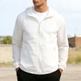 thumbnail image 2 of Maean Mens Sun Protection Jacket Lightweight Zip up Hoodie Athletic Jackets Hiking Casual Summer Loose Tops, 2 of 7