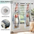 thumbnail image 5 of Penguin Scarf Hat Trees Blackout Curtains Patio Door Curtains Window Decoration for Bedroom Living Room 2 Panels, 5 of 7