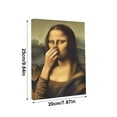 thumbnail image 3 of Funny Pinching Nose Mona Lisa Poster Bathroom Wall Art Decoration Vintage Humor Toilet Poster Print A1 Size Decorative Art For Bathroom Wall And Toilet Decor, 3 of 3
