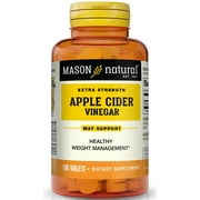 Mason Natural Apple Cider Extra Strength Vinegar Tablets 100 Tablets (Pack of 3)