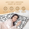 thumbnail image 2 of Yiaed Body Pillow Cover, Ultra Soft Microfiber Pillowcases, Breathable Long Pillow Case, Envelope Closure-Snake (20x54 inch)（Pillow core not included）, 2 of 5