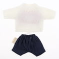 thumbnail image 4 of Lindo juguete de peluche / gato / oso / conjunto para vestir 6 muñecas Blanco, 4 of 9