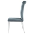 thumbnail image 6 of Beaufort Upholstered Dining Side Chair Steel Grey (Set of 2), 6 of 11