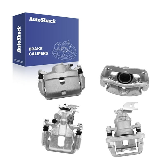 AutoShack Front & Rear Brake Calipers | Replacement for 2008-2012 Honda Accord | 4-PC