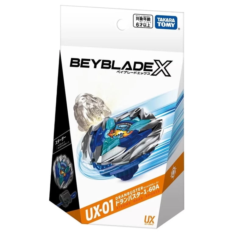 BEYBLADE X UX-01 & BX-23 スターターセット Takara Tomy Beyblade X UX-01 Starter Dran Buster 1-60A (Japan